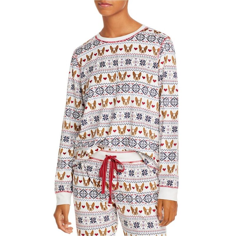 P.J. Salvage Womens Dog Mama Pajama Sleep T-shirt, Multicoloured, S, DM